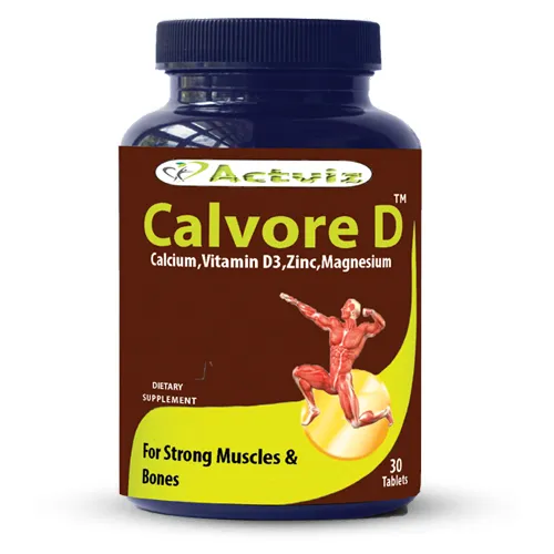 Bone and joint health, Calcium, Vitamin D3, Zinc, and Magnesium