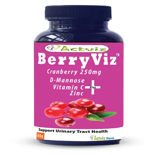 cranberry and D - Mannose Relieve urinary bladder infections, pain and burning sensation